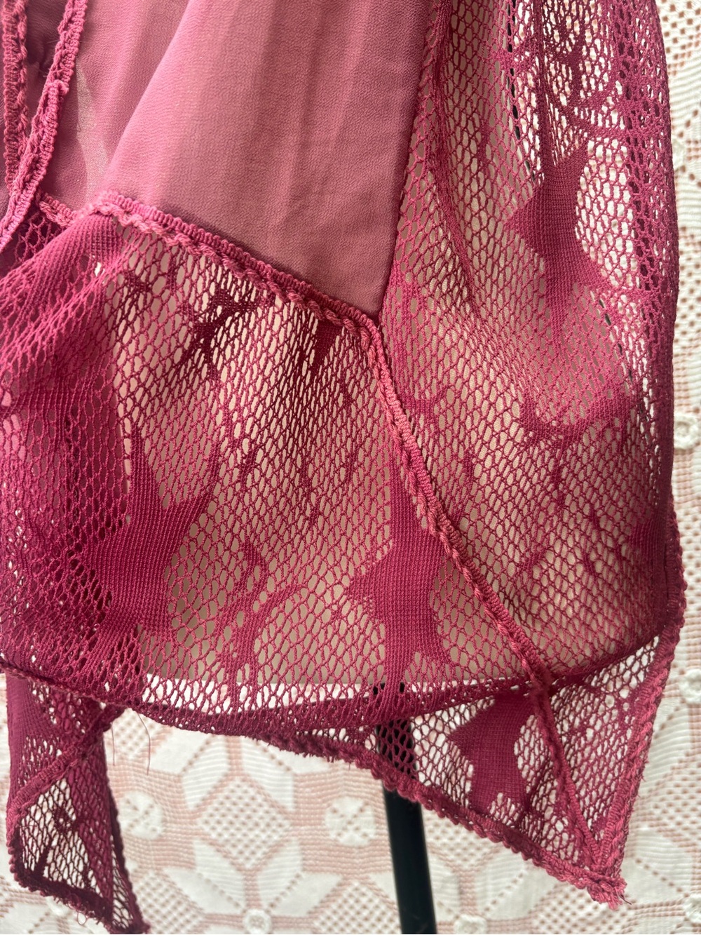 J’Adore Paris Silk/Cotton/Polyester Blend Mix Media Scarf - Picture 3 of 9